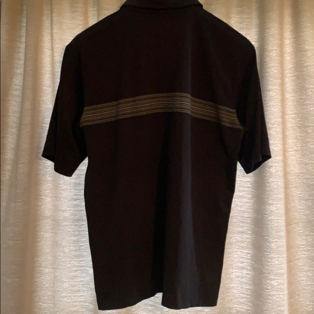 Men’s Black with bold block Casual Shirt - Picture 3 of 4
